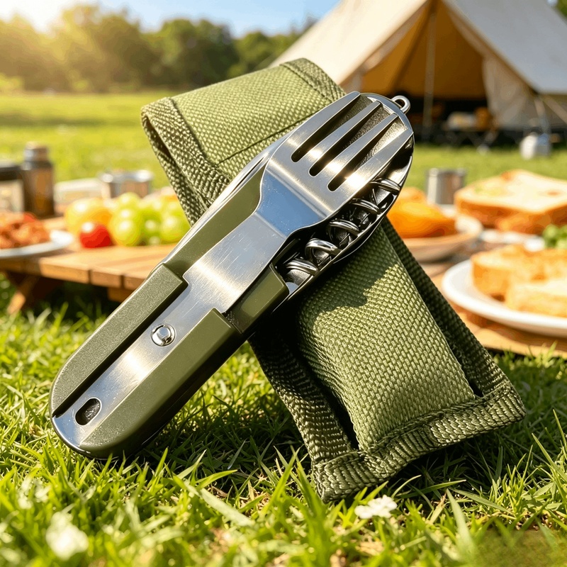 Camping Cooking Cutlery Set - Ensemble de couverts de camping 7