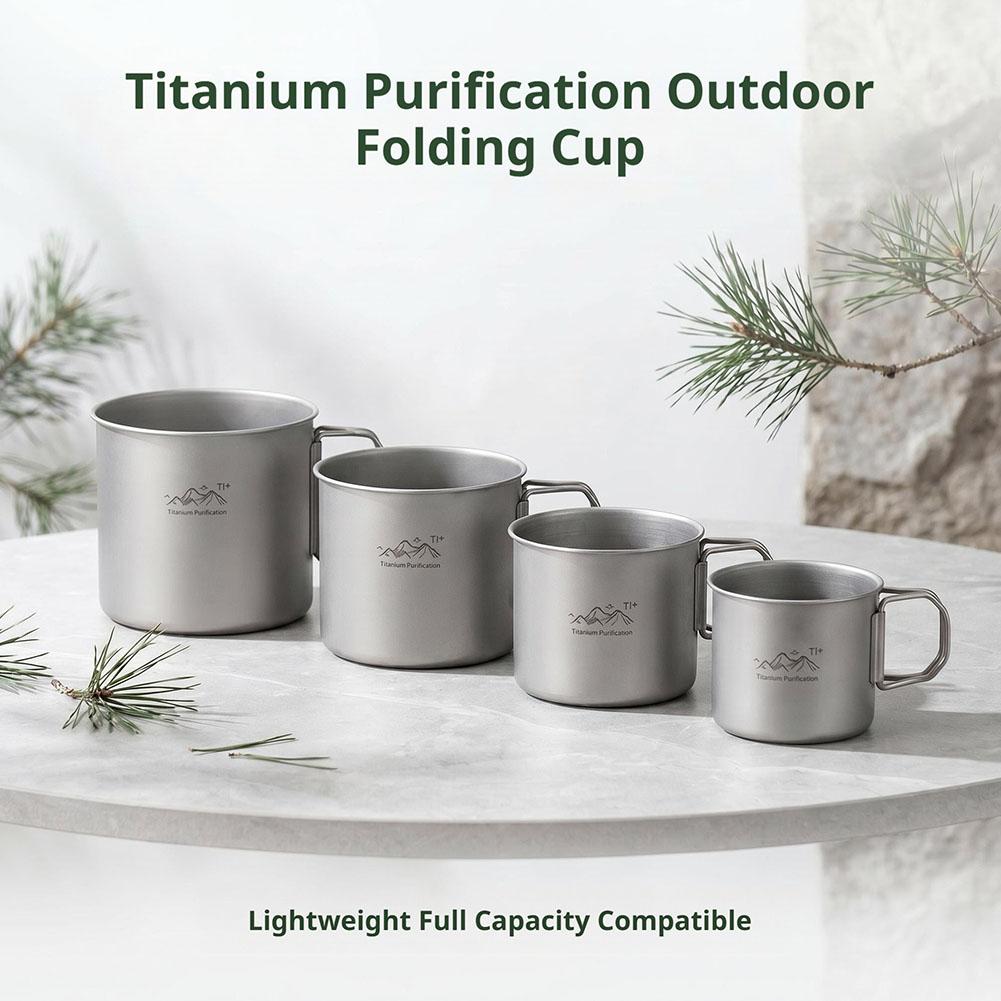 Camping Cooking Mug - Tasse de camping en acier inoxydable