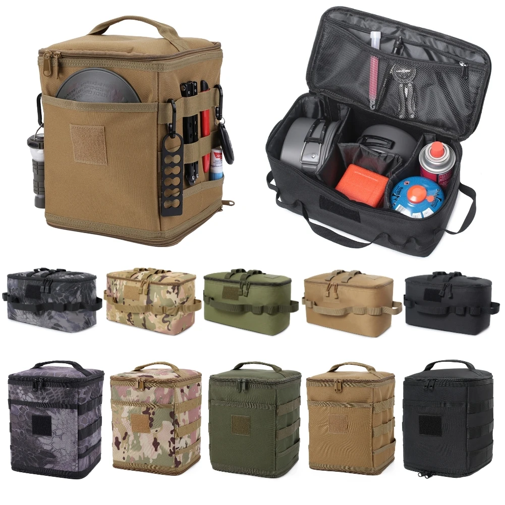 Camping Cooking Utensil Organizer - Pochette tactique, sac de rangement de