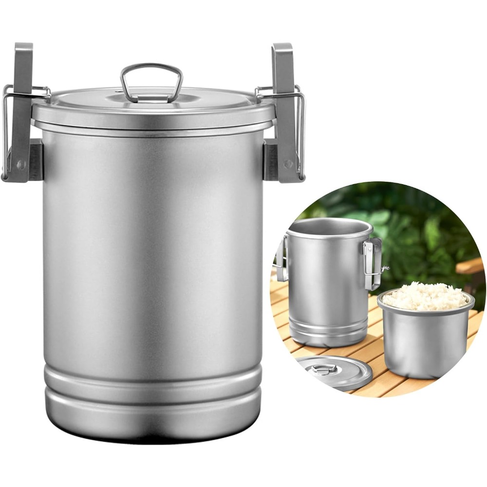 Nesting Camping Cooking Set - Ensemble de casseroles imbriquées pour la