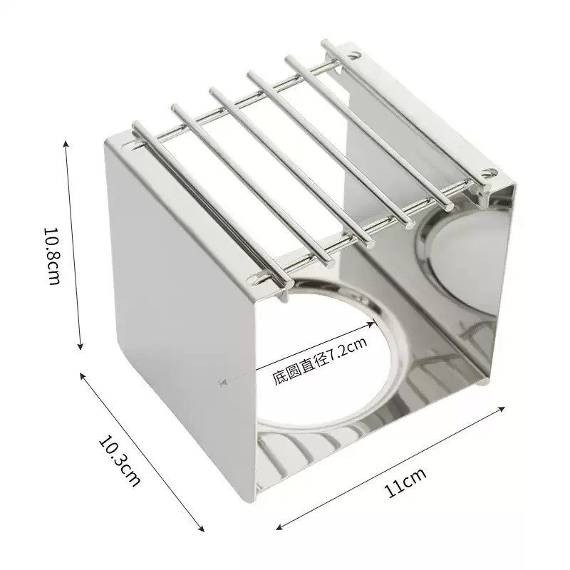 Camping Cooking Pot Stainless Steel - Support carré en acier inoxydable pour