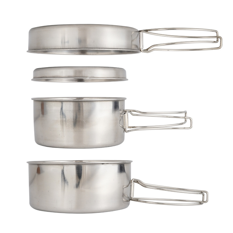 Nesting Camping Cooking Set - Ensemble de cuisine de camping en