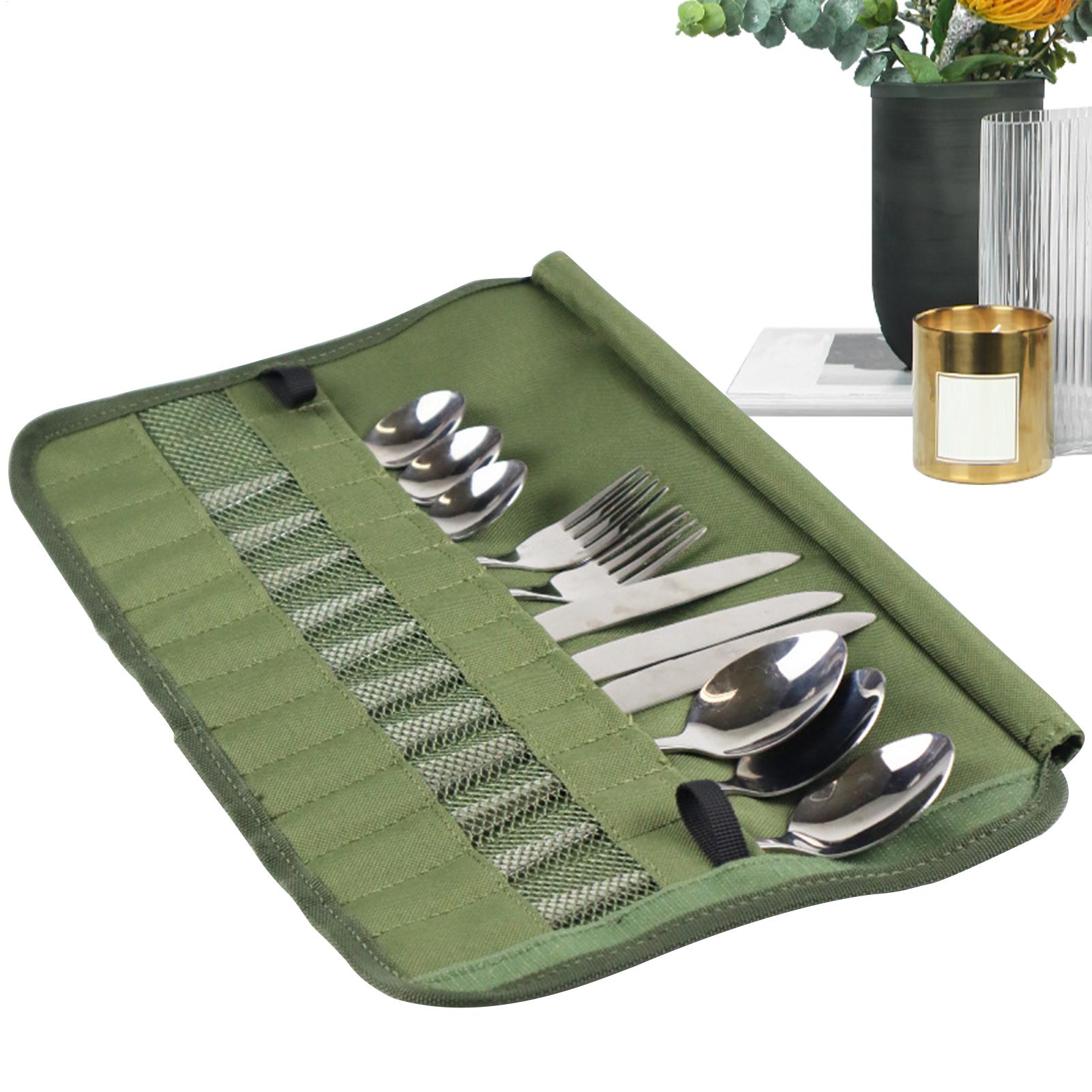 Camping Cooking Utensil Organizer - Sac de rangement pour vaisselle de