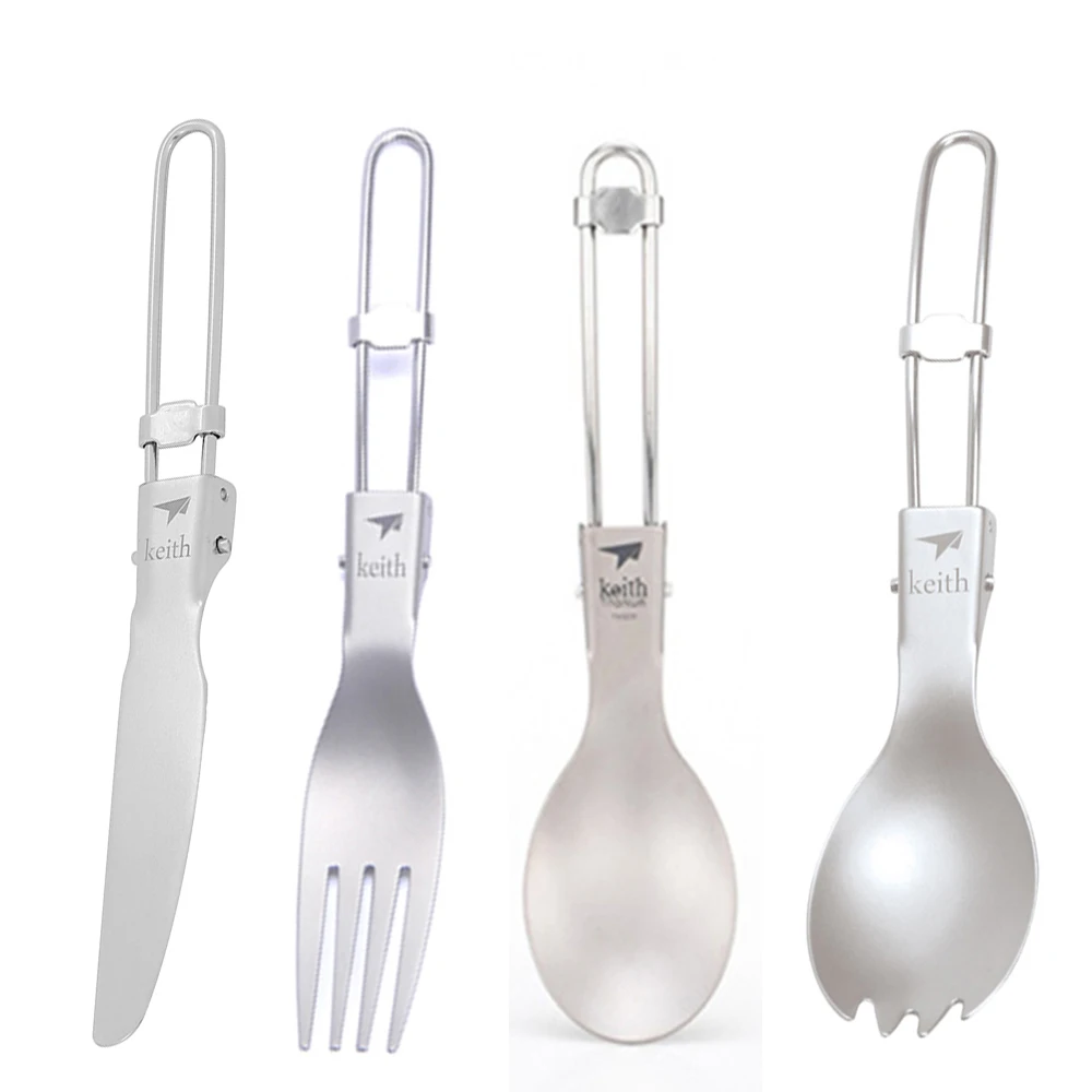 Camping Cooking Cutlery Set - Keith – cuillère pliante d'extérieur en