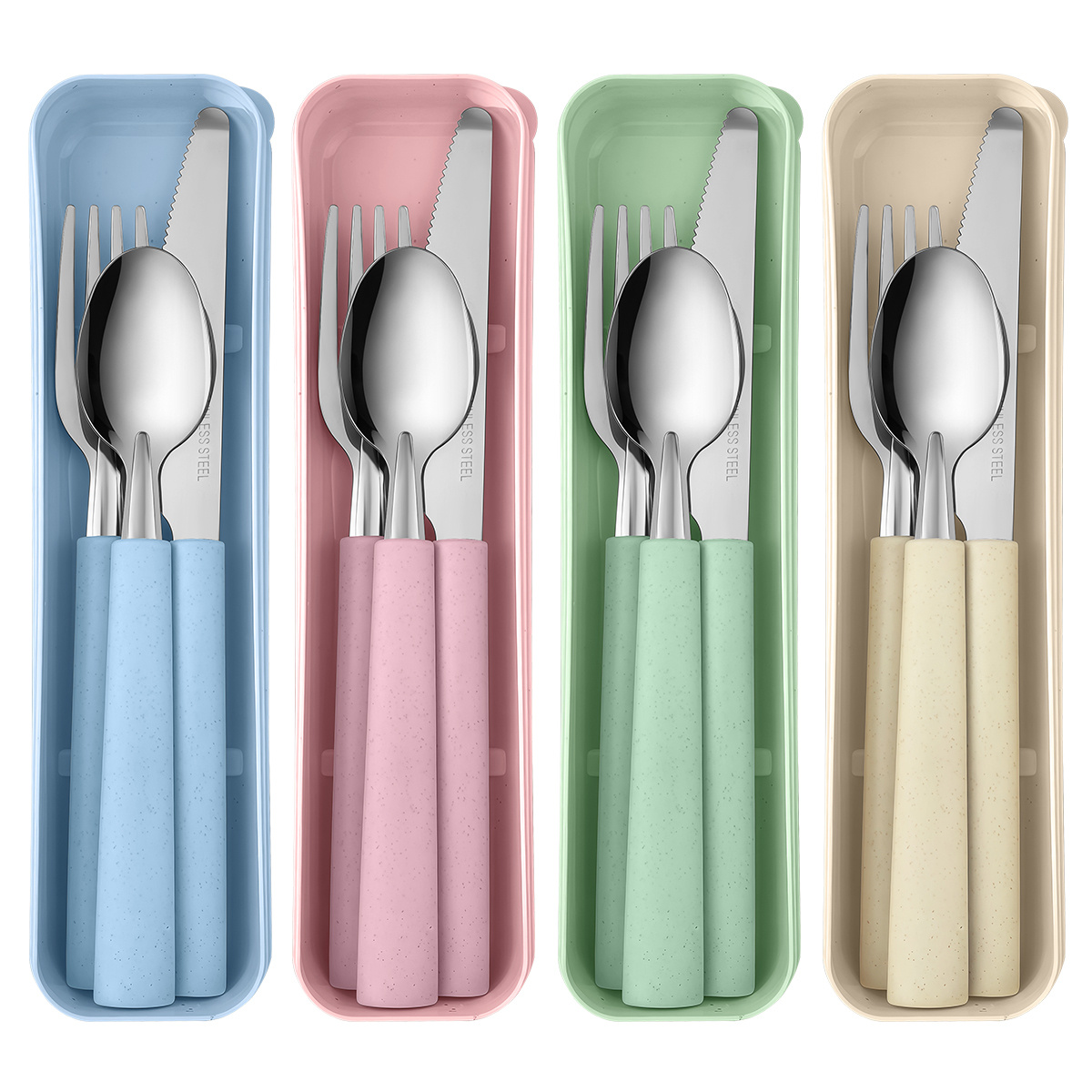Camping Cooking Cutlery Set - 1 ensemble de couverts portables en