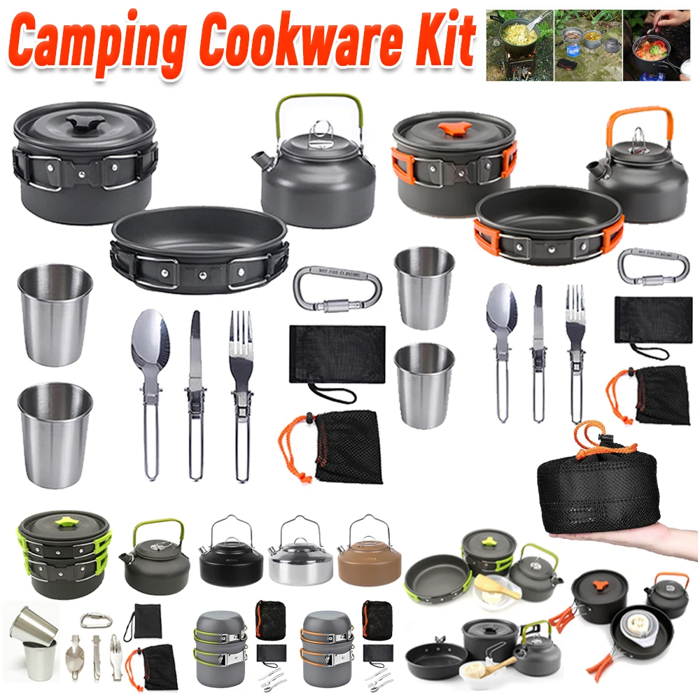 Camping Cooking Bowl - Kit de cuisine de camping, bouilloire,