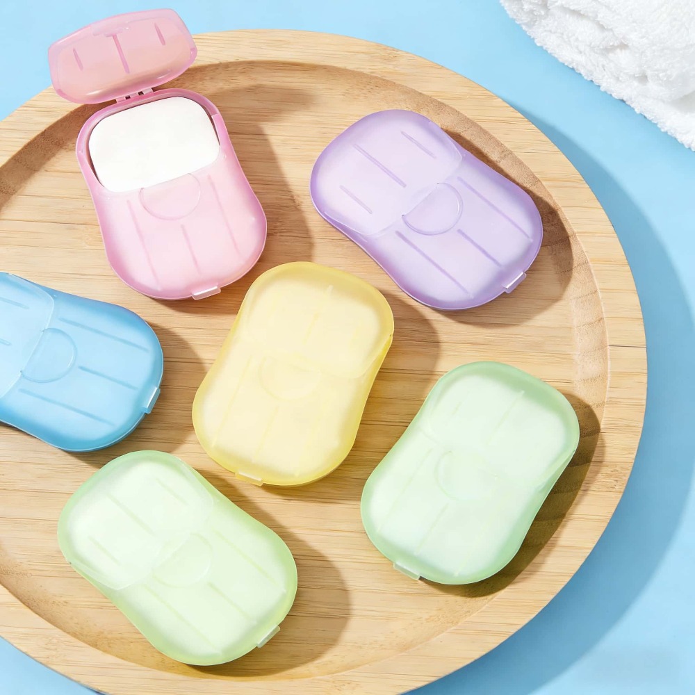 Biodegradable Soap Camp - Feuilles de savon jetables biodégradables portables