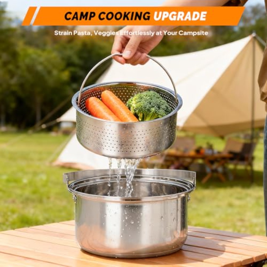 Ensemble de cuisine de camping - Nesting Camping Cooking Set avis et prix