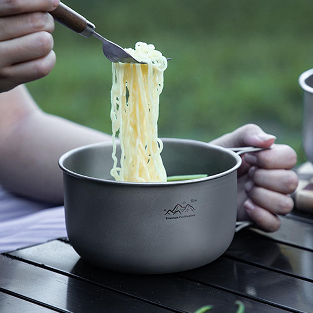 Casserole de camping en titane - Camping Cooking Pot Stainless Steel avis et prix
