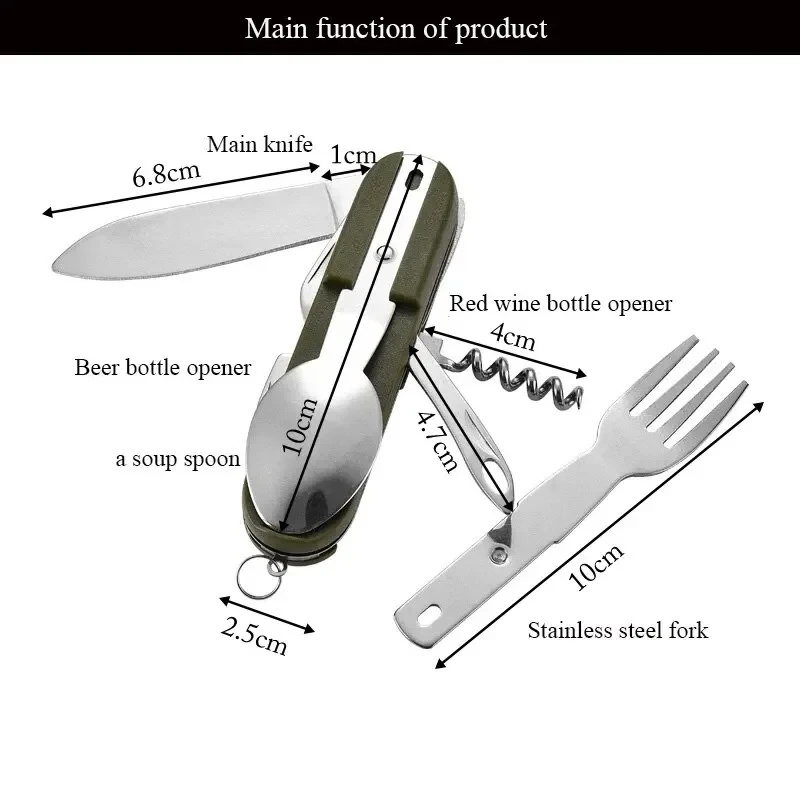 Ensemble de couverts de campin - Camping Cooking Cutlery Set avis et prix