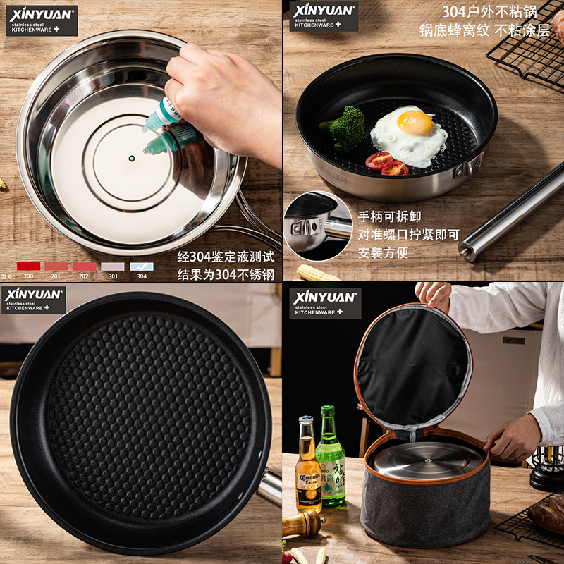 Ensemble de cuisine portable p - Camping Cooking Set For 4 avis et prix