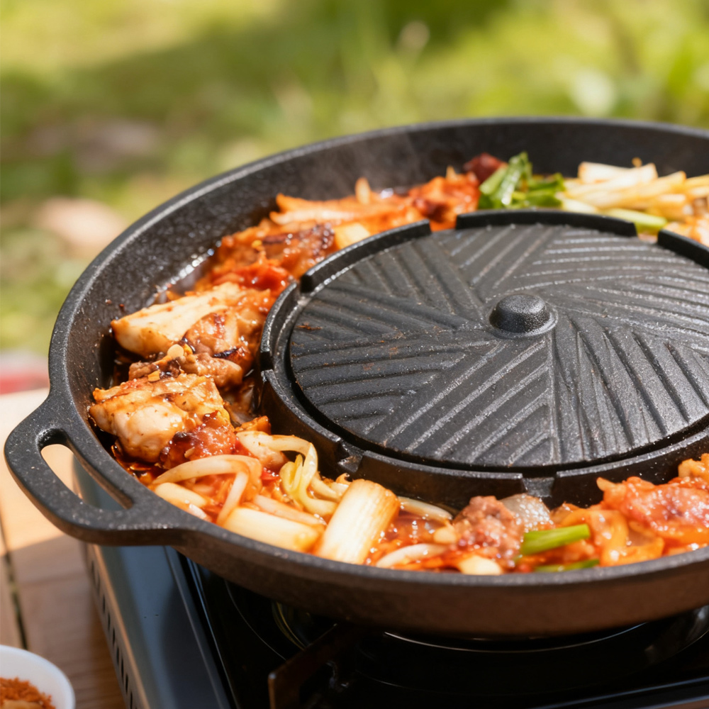 KOSUN – poêle à barbecue corée - Camping Cooking Bowl avis et prix