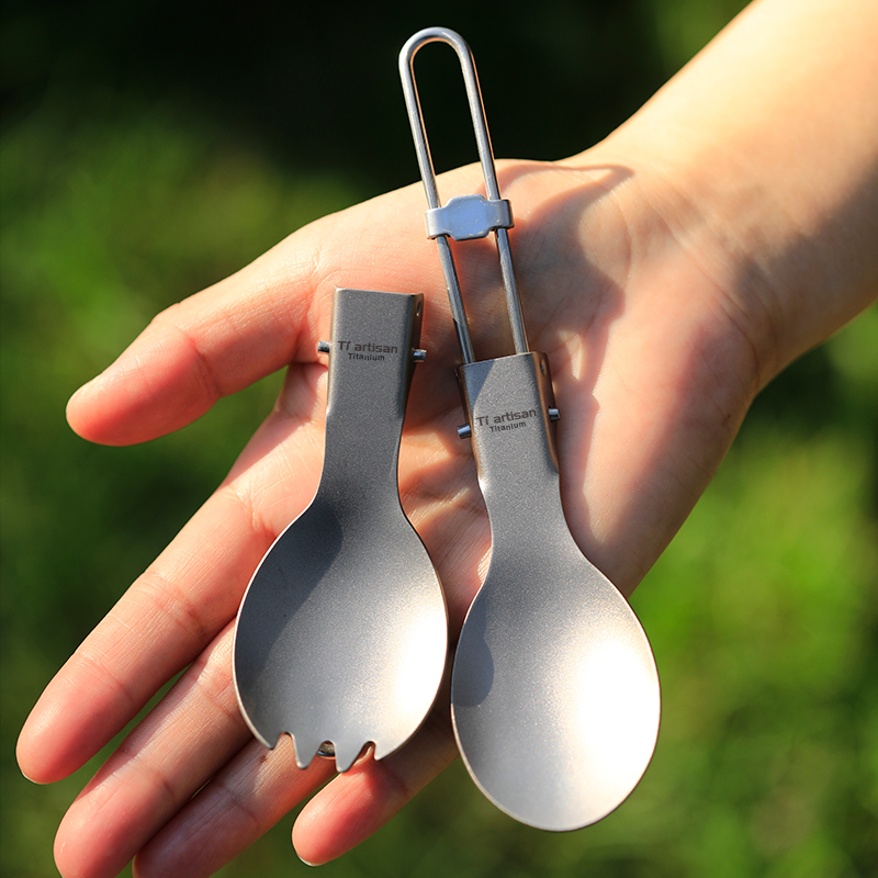 Cuillère-fourchette en titane  - Camping Cooking Mug avis et prix