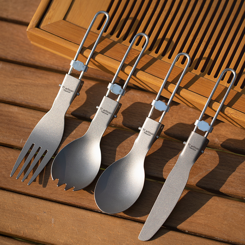 Cuillère-fourchette en titane  - Camping Cooking Mug avis et prix