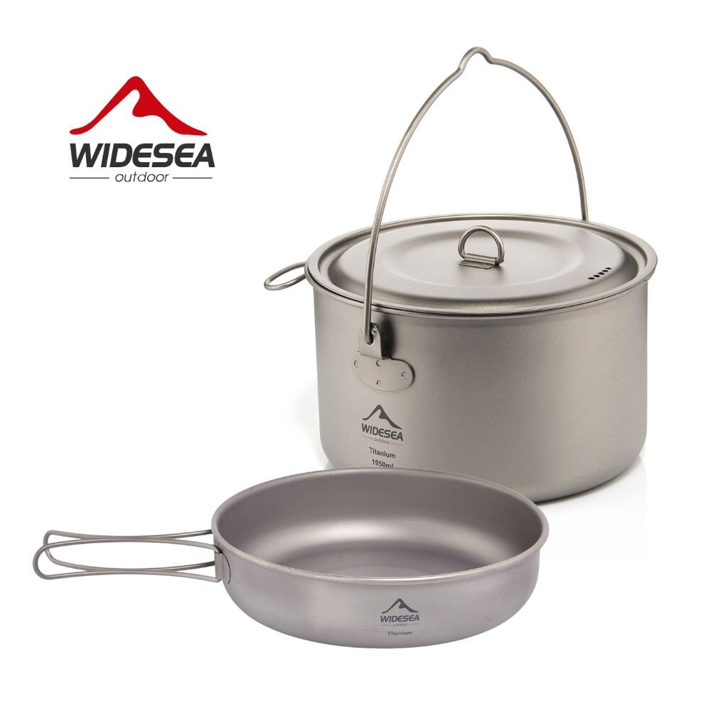 ESEA-Batterie de cuisine en ti - Camping Cooking Pot Stainless Steel avis et prix