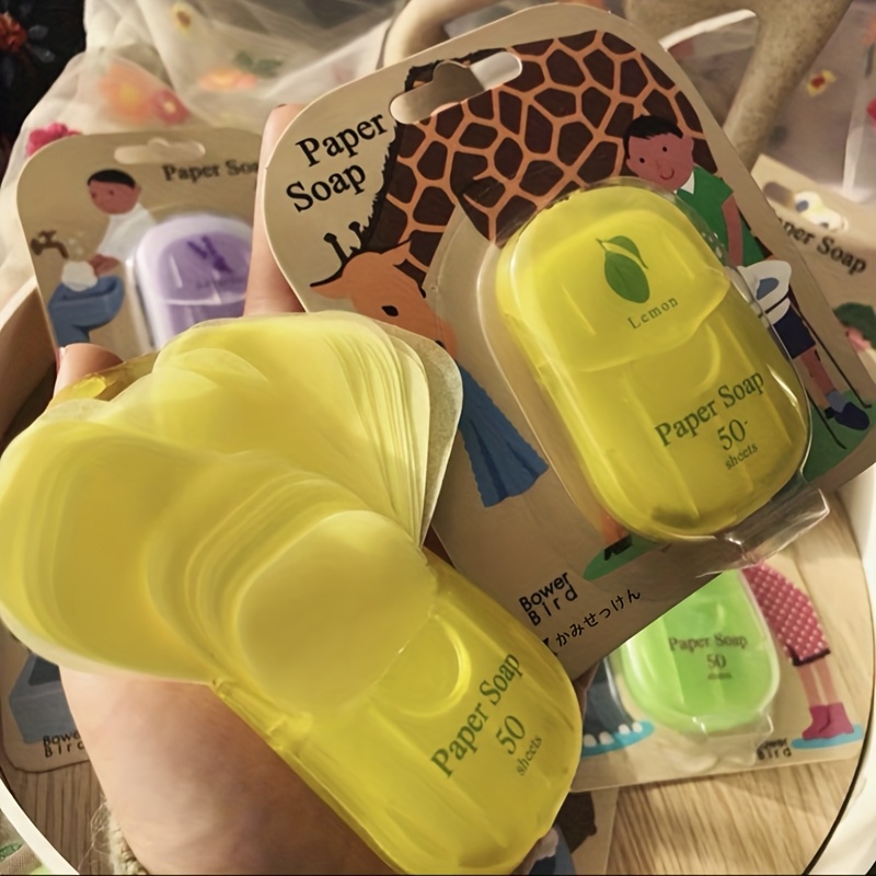 50 feuilles de savon portables - Biodegradable Soap Camp avis et prix