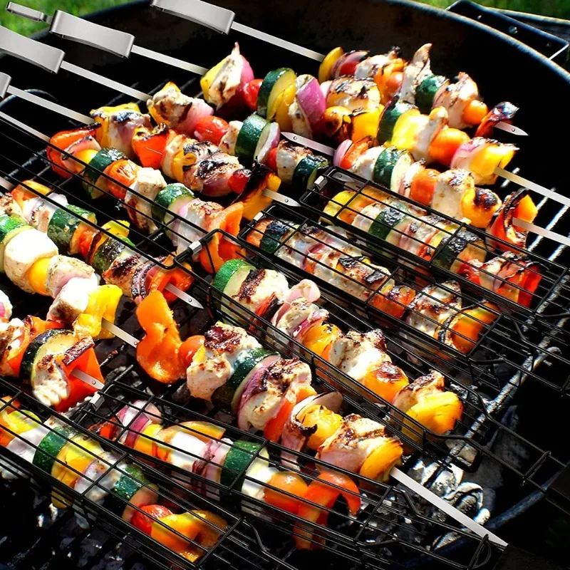2/3 paniers de barbecue en aci - Nesting Camping Cooking Set avis et prix