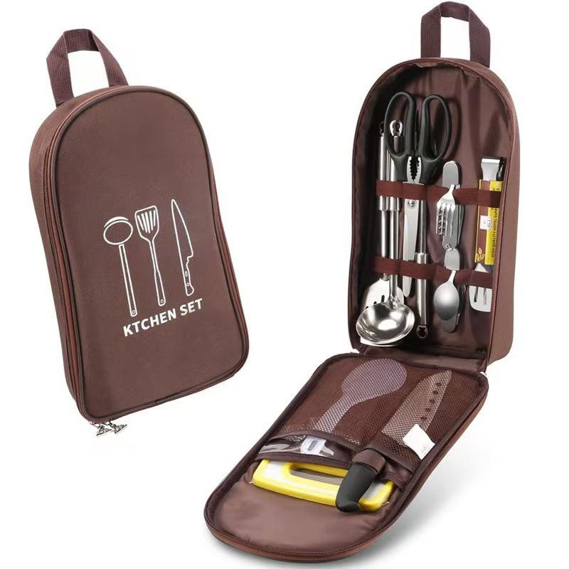 Sac de rangement pour ustensil - Camping Cooking Utensil Organizer avis et prix