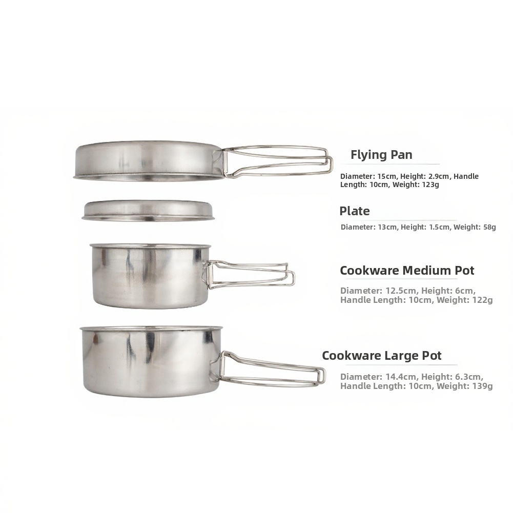 Ensemble de cuisine d'extérieu - Nesting Camping Cooking Set avis et prix