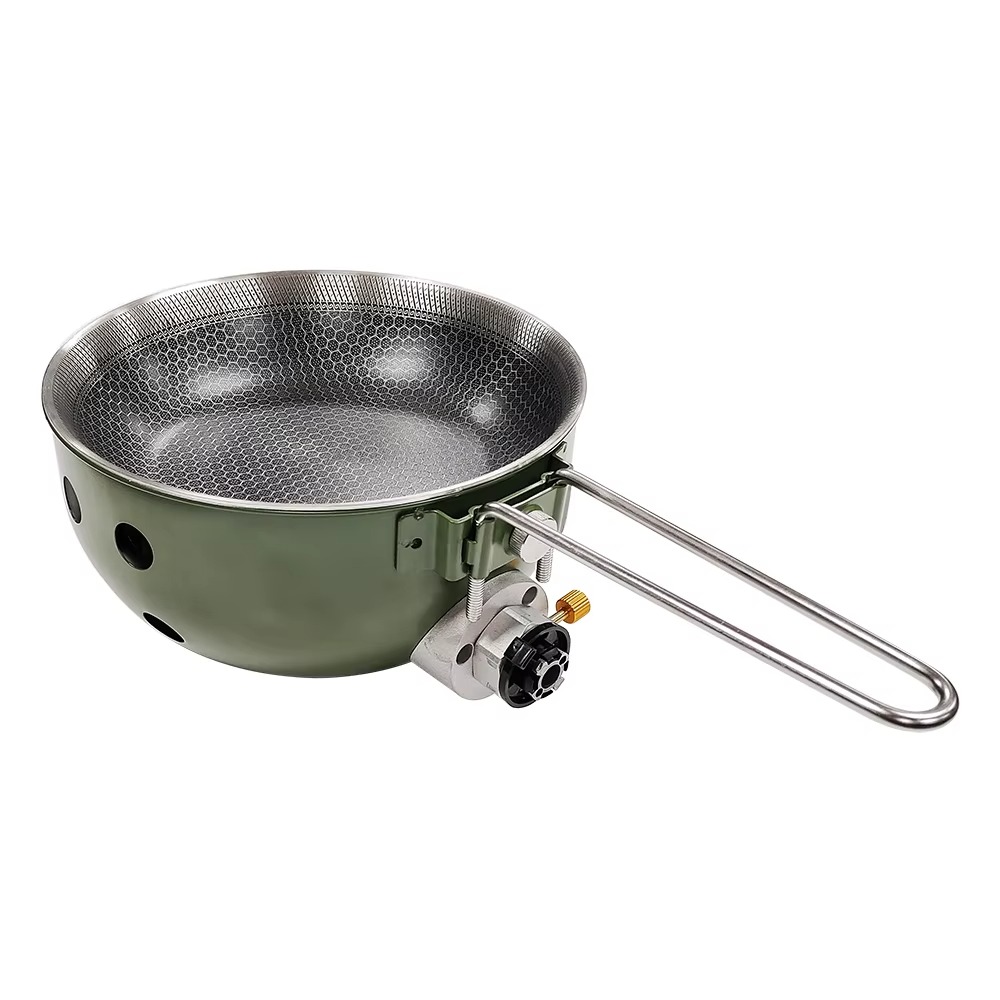 Poêle à frire antiadhésive ave - Camping Cooking Set For 4 avis et prix
