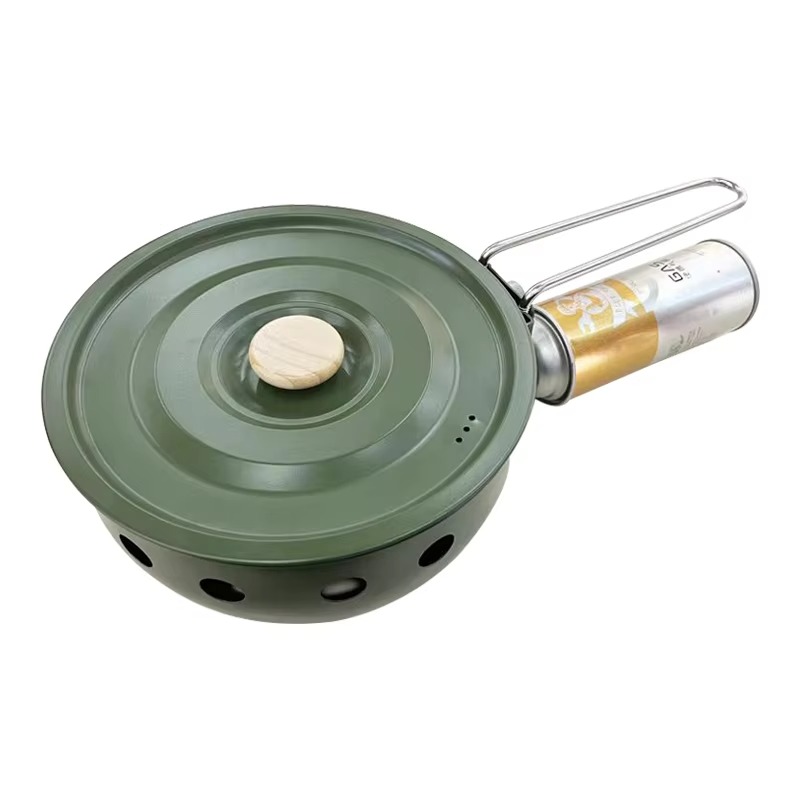 Poêle à frire antiadhésive ave - Camping Cooking Set For 4 avis et prix