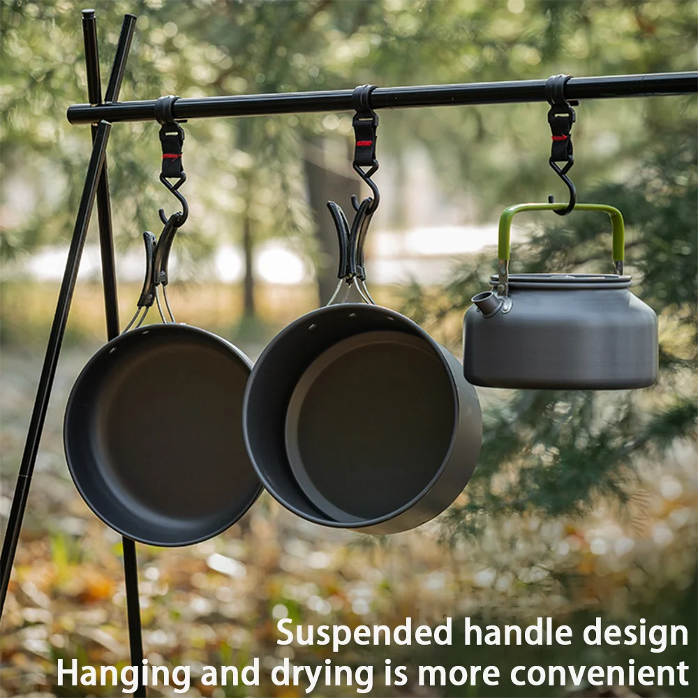 Kit de cuisine de camping anti - Nesting Camping Cooking Set avis et prix