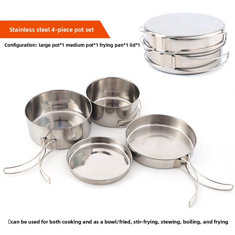 Ensemble de cuisine de camping - Nesting Camping Cooking Set avis et prix
