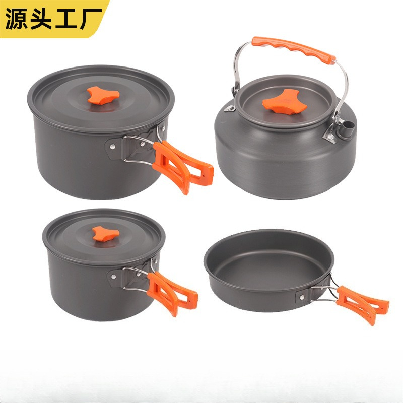 Ensemble de cuisine portable p - Camping Cooking Set For 4 avis et prix