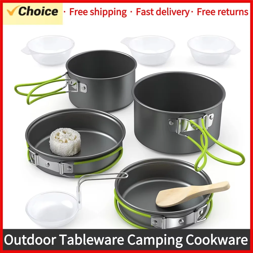 Ensemble d'ustensiles de cuisi - Camping Cooking Set For 4 avis et prix