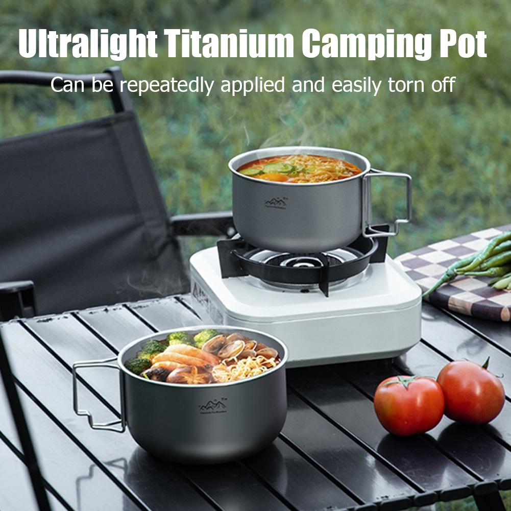 Ustensiles de cuisine ultralég - Camping Cooking Pot Stainless Steel avis et prix