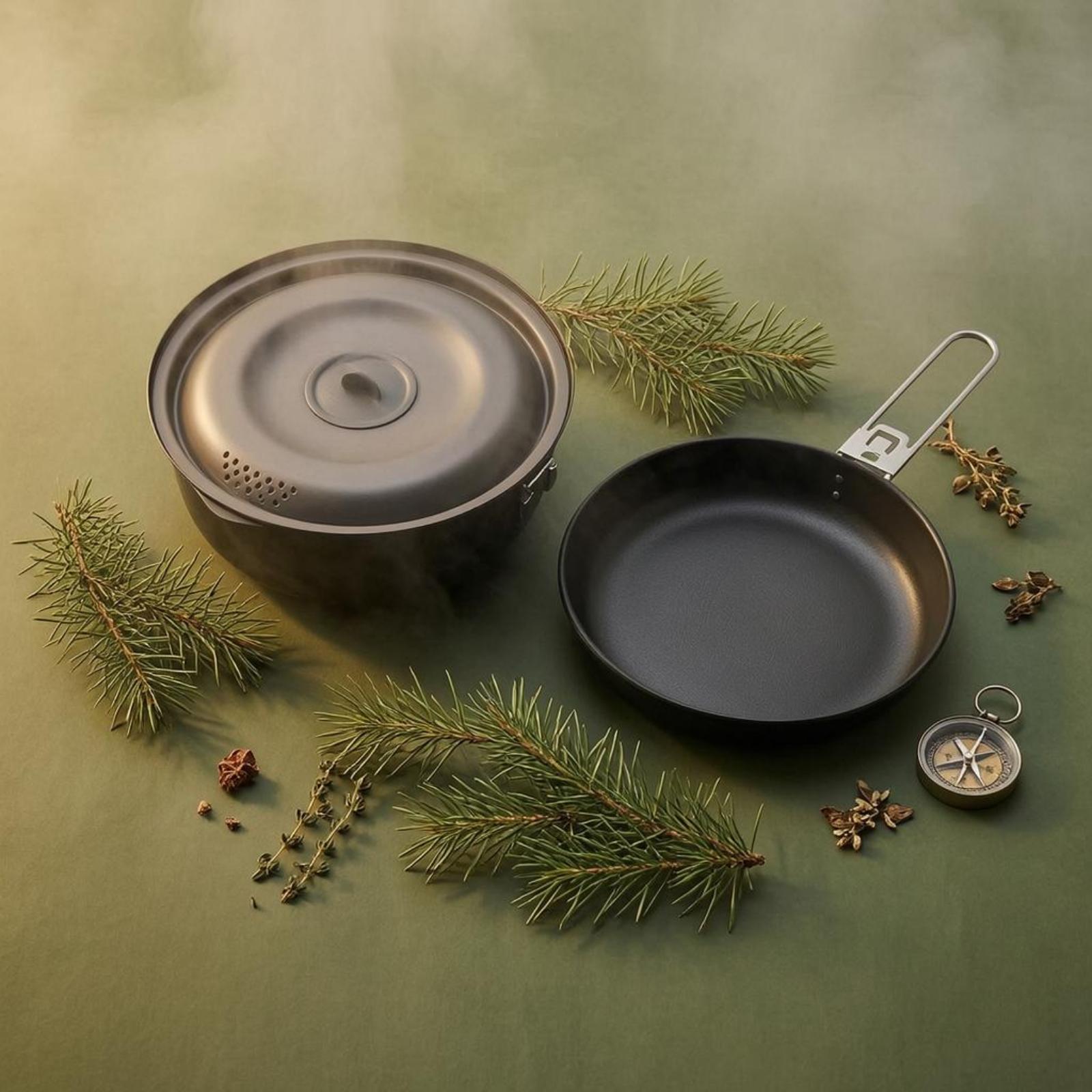 Ustensiles de cuisine d'extéri - Nesting Camping Cooking Set avis et prix