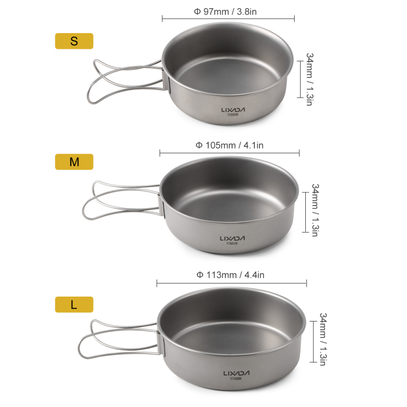 VEXADA-Filles en titane ultral - Camping Cooking Mug avis et prix
