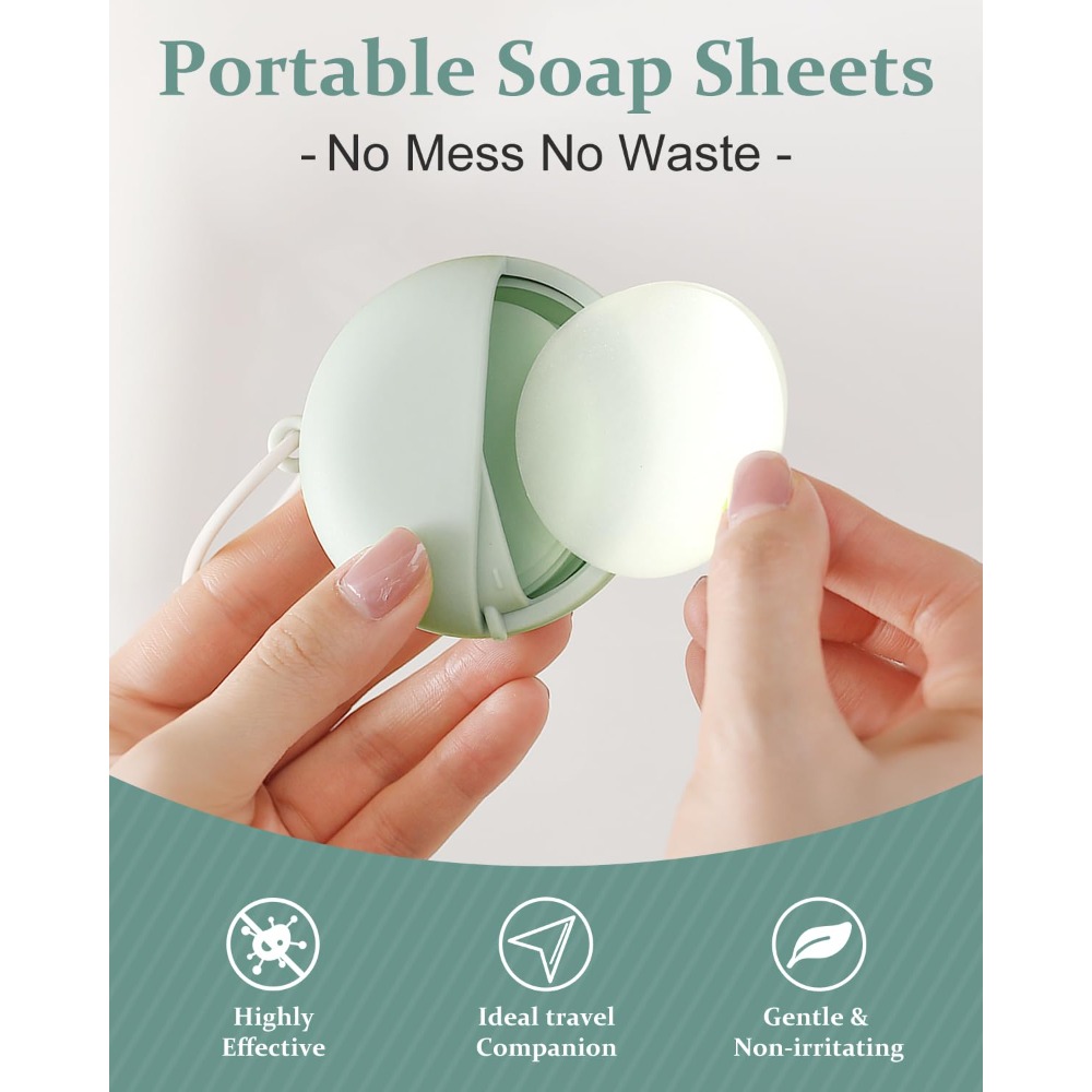 50 feuilles de savon pour les  - Biodegradable Soap Camp avis et prix