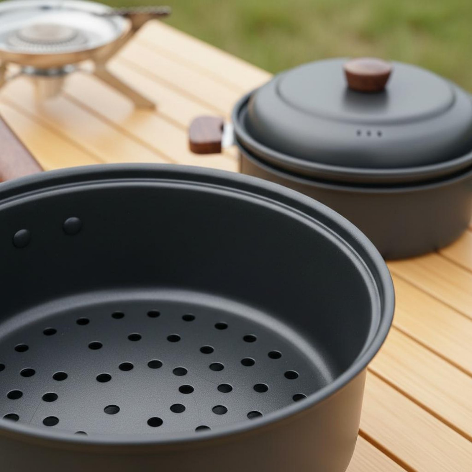 Marmite de cuisson extérieure  - Nesting Camping Cooking Set avis et prix