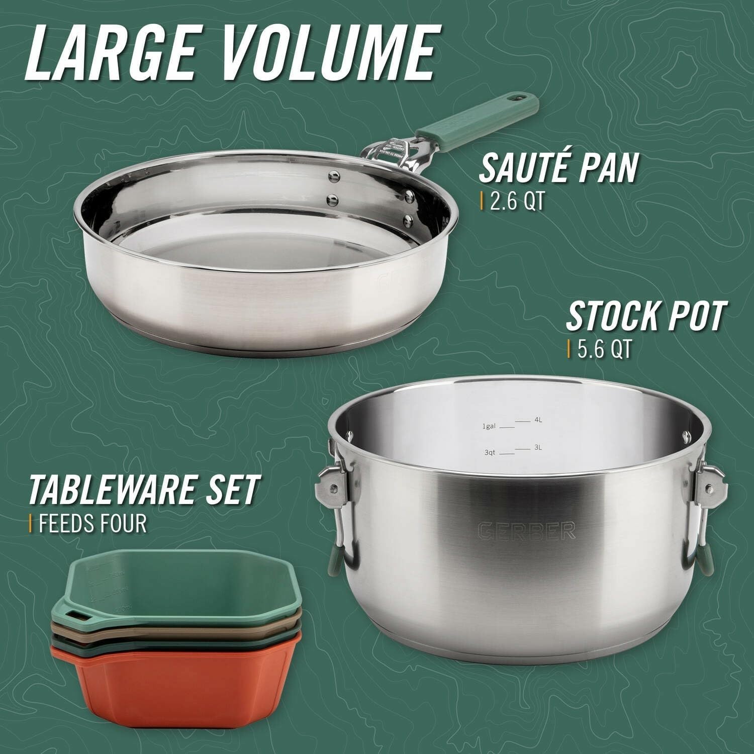 Ensemble de cuisine de camping - Camping Cooking Set For 4 avis et prix