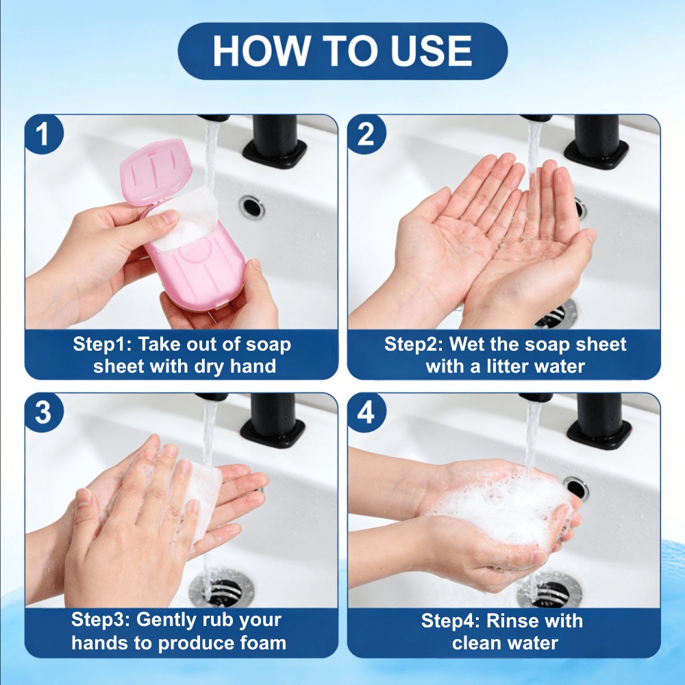 Feuilles de savon jetables bio - Biodegradable Soap Camp avis et prix